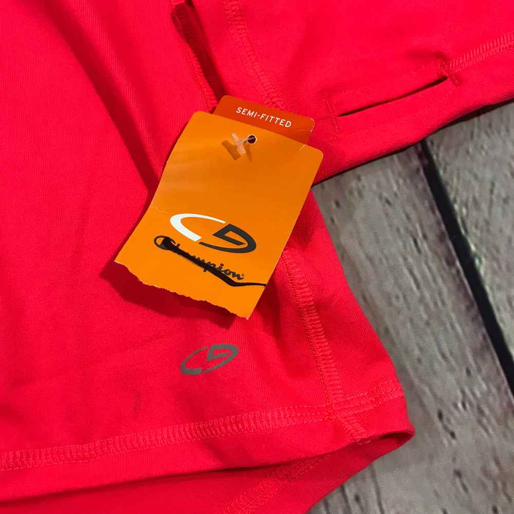 NWT Champion Neon Pink Long Running Shirt Size XS - Picture 4 of 7